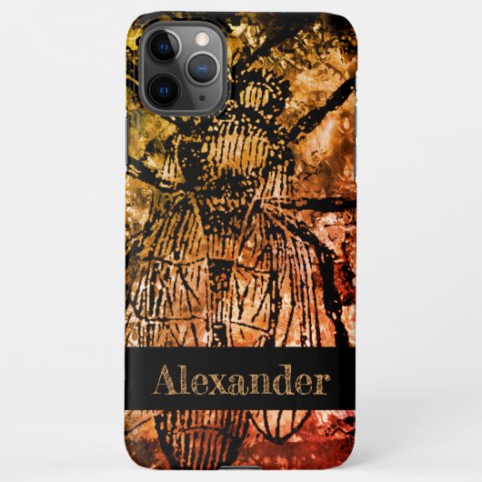 Coque iPhone 11Pro Max Halloween Déplaisant vol étrange art Abstrait (Dos)