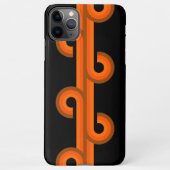 Coque iPhone 11Pro Max Hip Abstrait Courbes d'onde Fusion Motif d'art (Dos)