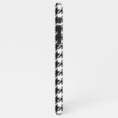 Coque iPhone 11Pro Max Houndstooth BW Rpt Motif (Côté gauche)