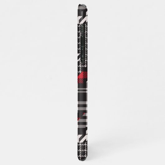 Coque iPhone 11Pro Max Houndstooth Plaid Motif Patchwork Collage (Côté gauche)