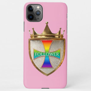 Coque iPhone 11Pro Max Housse IPhone 11 Pro Max Rainbow Crest Follower