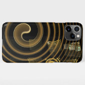 Coque iPhone 11Pro Max Hypnose Art Abstrait brillant (Dos Horizontal)