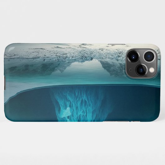 Coque iPhone 11Pro Max Icy Mountain View (Dos Horizontal)