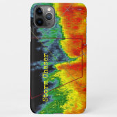 Coque iPhone 11Pro Max Image radar Chaser Tempête (Dos)