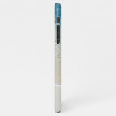 Coque iPhone 11Pro Max Inspiration Aqua Turquoise Surf Vagues Photo (Côté gauche)