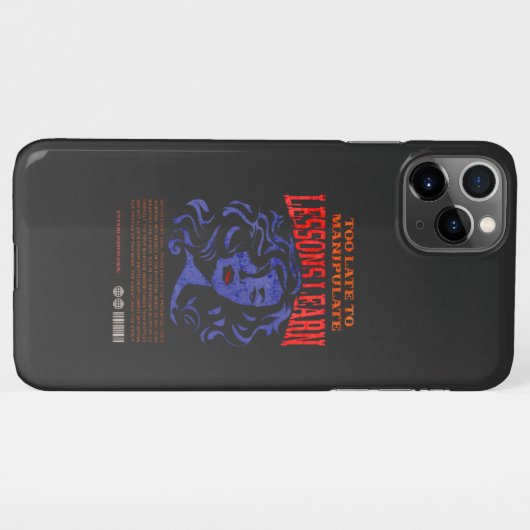 COQUE iPhone 11Pro MAX IPHONE MANIPULATE LESSONS LEARN PHONE CASE  (Dos Horizontal)