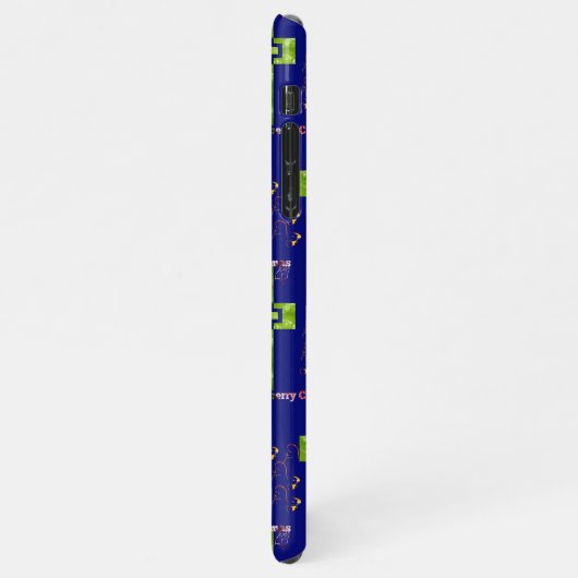 Coque iPhone 11Pro Max Joyeux style Noël (Côté gauche)