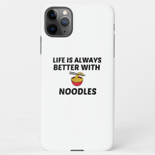 COQUE iPhone 11Pro MAX LA VIE DES NOODLES EST MEILLEURE