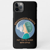 Coque iPhone 11Pro Max Les anesthésistes vous mettent au lit avec style (Dos)