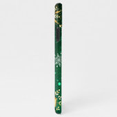 Coque iPhone 11Pro Max Les flocons dorés de Noël sur l'Arrière - plan ver (Côté droit)