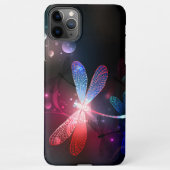 Coque iPhone 11Pro Max libellule rouge brillante (Dos)