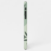 Coque iPhone 11Pro Max Ligne d'art verte Sage (Côté gauche)