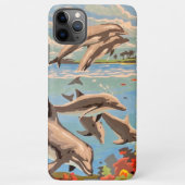 Coque iPhone 11Pro Max Main Painted by Number | Dolphins | (Dos)