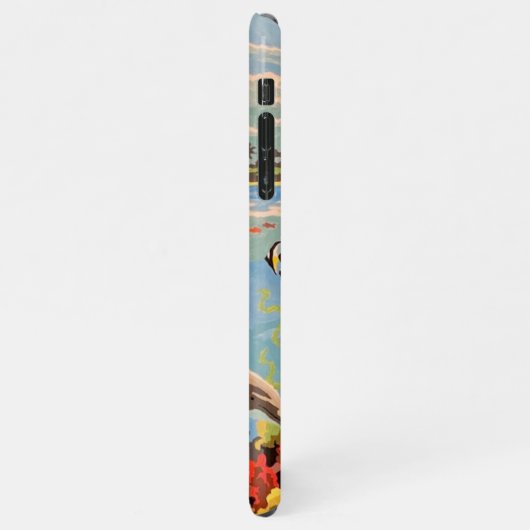 Coque iPhone 11Pro Max Main Painted by Number | Dolphins | (Côté gauche)