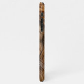 Coque iPhone 11Pro Max Majestic Lion Face with Blue Eyes | Wildlife Anima (Côté gauche)