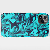 Coque iPhone 11Pro Max Marbre turquoise (Dos Horizontal)
