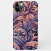 Coque iPhone 11Pro Max Mauve Taupe violet rose violet Motif de marguerite (Dos)