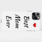 Coque iPhone 11Pro Max Meilleure Mère du Monde (Dos Horizontal)
