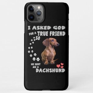 Coque iPhone 11Pro Max Mignonne Dachshund Doxie Cadeaux Fille Dachshund M