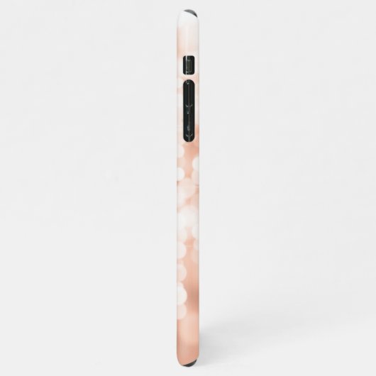 Coque iPhone 11Pro Max Monogramme de brillance d'or Rose (Côté gauche)