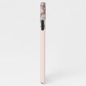 Coque iPhone 11Pro Max Monogramme or Rose brut moderne (Côté droit)