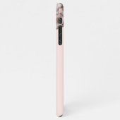 Coque iPhone 11Pro Max Monogramme or Rose brut moderne (Côté gauche)
