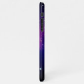 Coque iPhone 11Pro Max Monogramme photo céleste violet (Côté gauche)