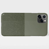 Coque iPhone 11Pro Max Moss Green Split Texture iPhone 11 Pro Max Coque (Dos Horizontal)