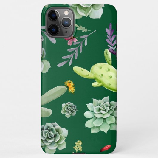 Coque iPhone 11Pro Max Motif Cactus 3 (Dos)