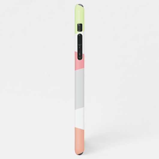 Coque iPhone 11Pro Max Motif D'Art Diagonal Diagonal Simple Personnalisé (Côté gauche)
