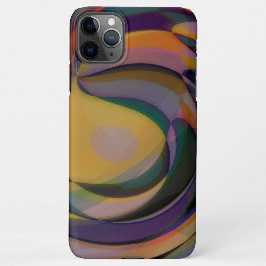 Coque iPhone 11Pro Max Motif d'art rétro futuriste (Dos)