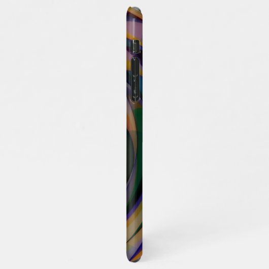 Coque iPhone 11Pro Max Motif d'art rétro futuriste (Côté gauche)
