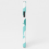 Coque iPhone 11Pro Max Motif d'art rétro Turquoise personnalisé (Côté droit)