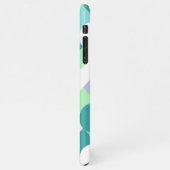 Coque iPhone 11Pro Max Motif d'art rétro Turquoise personnalisé (Côté gauche)