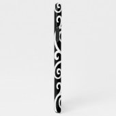 Coque iPhone 11Pro Max Motif de coeur noir et blanc (Côté droit)