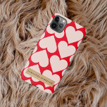 Coque iPhone 11Pro Max Motif de coeur romantique et rouge moderne<br><div class="desc">Motif de coeur romantique et rouge moderne</div>