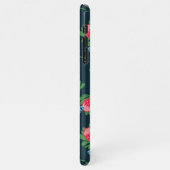 Coque iPhone 11Pro Max motif de fleurs et de papillons (Côté gauche)