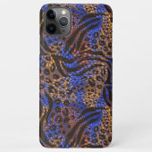 Coque iPhone 11Pro Max Motif d'impression Leopard et Zebra (Dos)