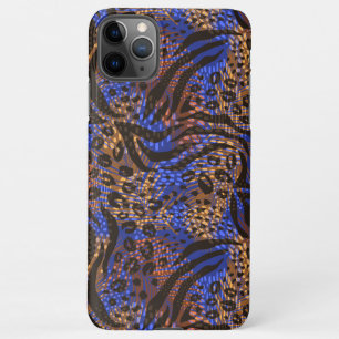 Coque iPhone 11Pro Max Motif d'impression Leopard et Zebra