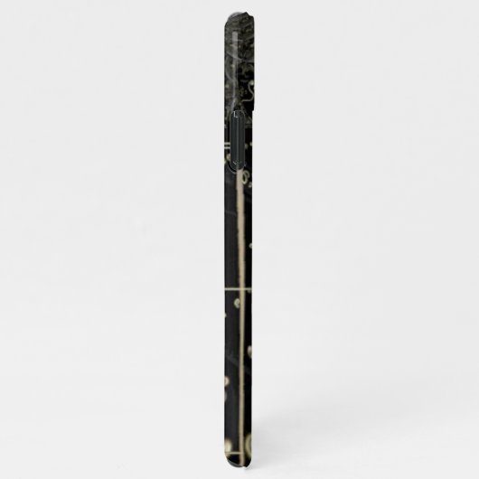 Coque iPhone 11Pro Max Noir d'art Abstrait (Côté droit)