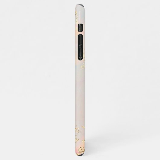 Coque iPhone 11Pro Max nom personnalisé opal pierre design (Côté gauche)