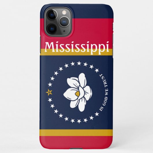 Coque iPhone 11Pro Max Nouveau drapeau du Mississippi 2020 (Dos)