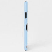Coque iPhone 11Pro Max Panda D'Aquarelle Moderne Avec Nom Et Bleu Pastel (Côté droit)