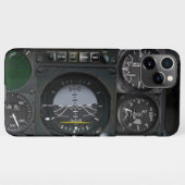 Coque iPhone 11Pro Max Panneau d'instrument d'avion (Dos Horizontal)