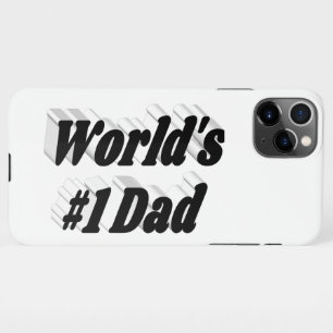 Coque iPhone 11Pro Max Papa, texte noir