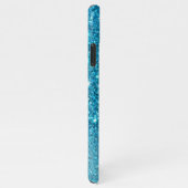 Coque iPhone 11Pro Max Parties scintillant bleu moderne éclaboussures Nom (Côté droit)