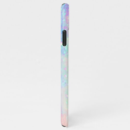 Coque iPhone 11Pro Max parties scintillant en marbre pastel (Côté droit)