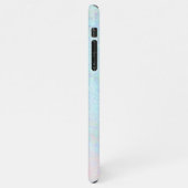 Coque iPhone 11Pro Max parties scintillant en marbre pastel (Côté gauche)