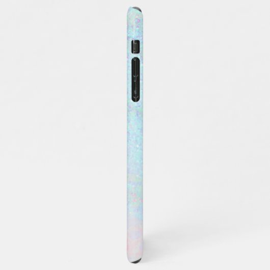 Coque iPhone 11Pro Max parties scintillant en marbre pastel (Côté gauche)