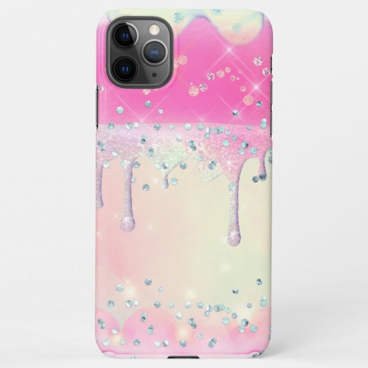 Coque iPhone 11Pro Max parties scintillant fausse et strass conception de (Dos)